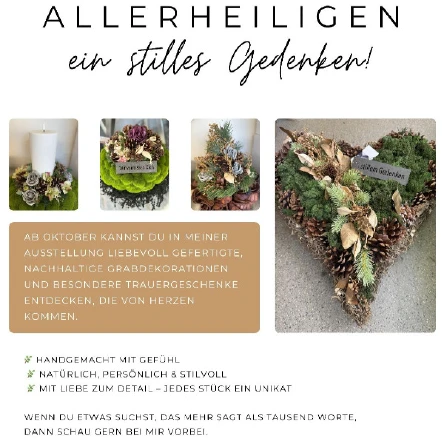 Vorschaubild vom Event ALLERHEILIGEN - ein stilles Gedeken